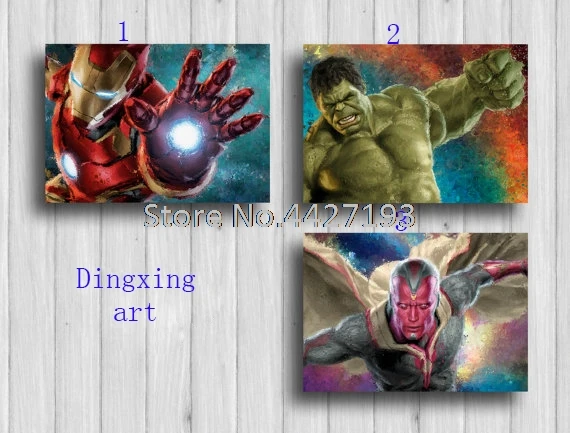 

DIY Diamond Embroidery Super heros Full Diamond Mosaic Crafts 5D Diamond Painting Cross Stitch Home Decor