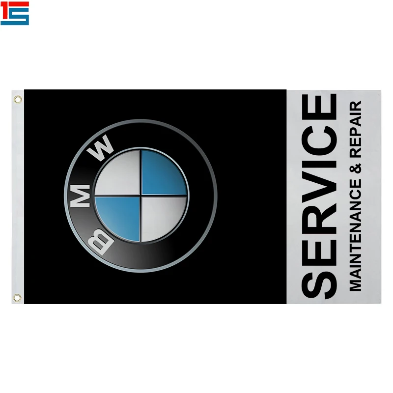 

3ft x 5ft 3 x5ft BMW Service Automotive Shop Flag print Polyester banner flag Size 150*90cm