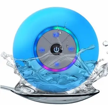 

Waterproof Bluetooth Speaker LED Portable Wireless Bathroom Radio Handfree Subwoofer Audio alto falante para carro With TF Card