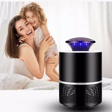 Mosquito Убийца лампы Дети Спальня Электрический летать мухобойка убийца насекомых-комаров Светодиодный лампа ловушка лампы вредителями Управление Сильный всасывания