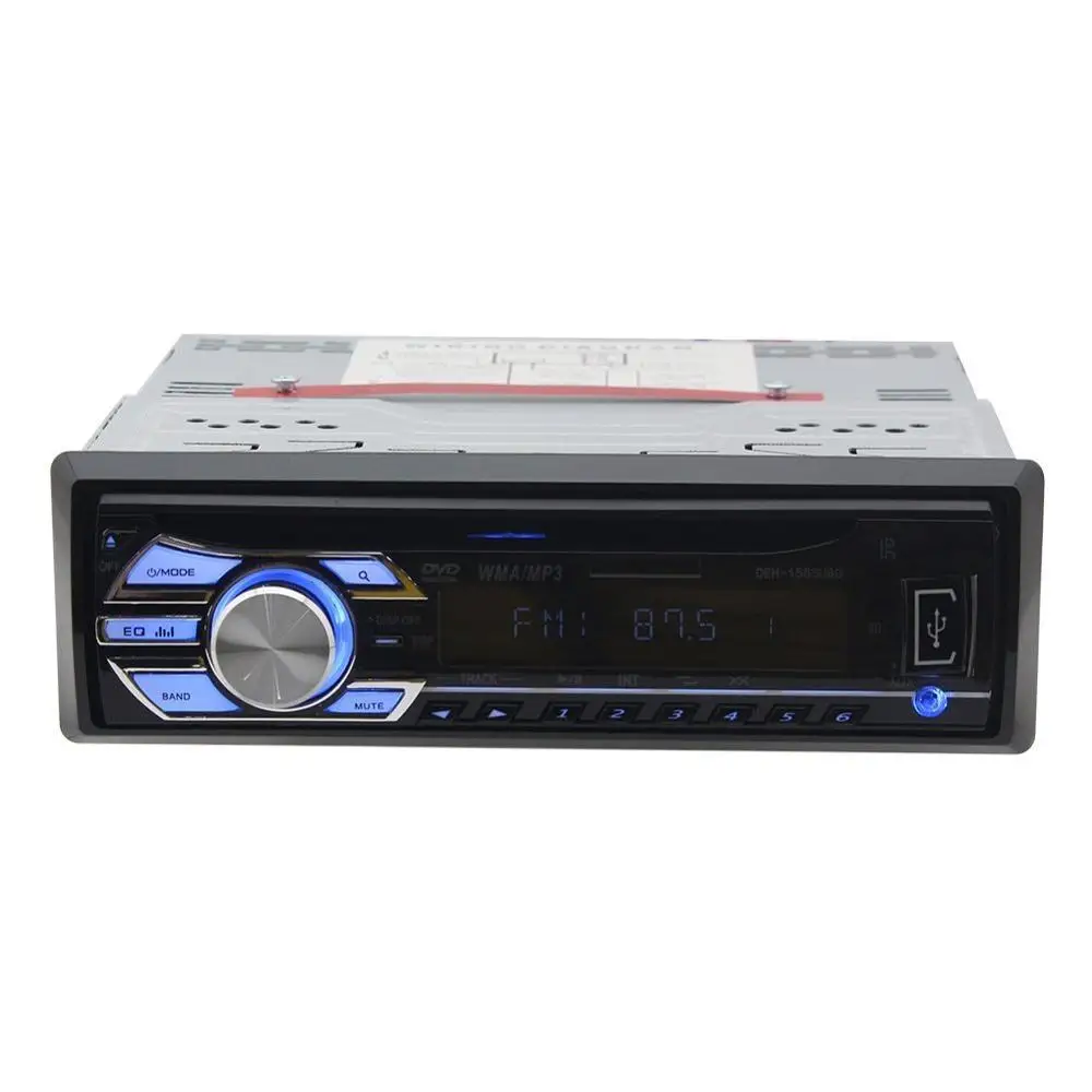 Single Din CD DVD Player MP3 Auto Radio Player Compatible Digital Media
