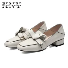 XiuNingYan/Женская обувь на плоской подошве; повседневная обувь из натуральной кожи; женские слипоны; женские оксфорды в винтажном стиле на плоской подошве; сезон весна-осень; модные лоферы