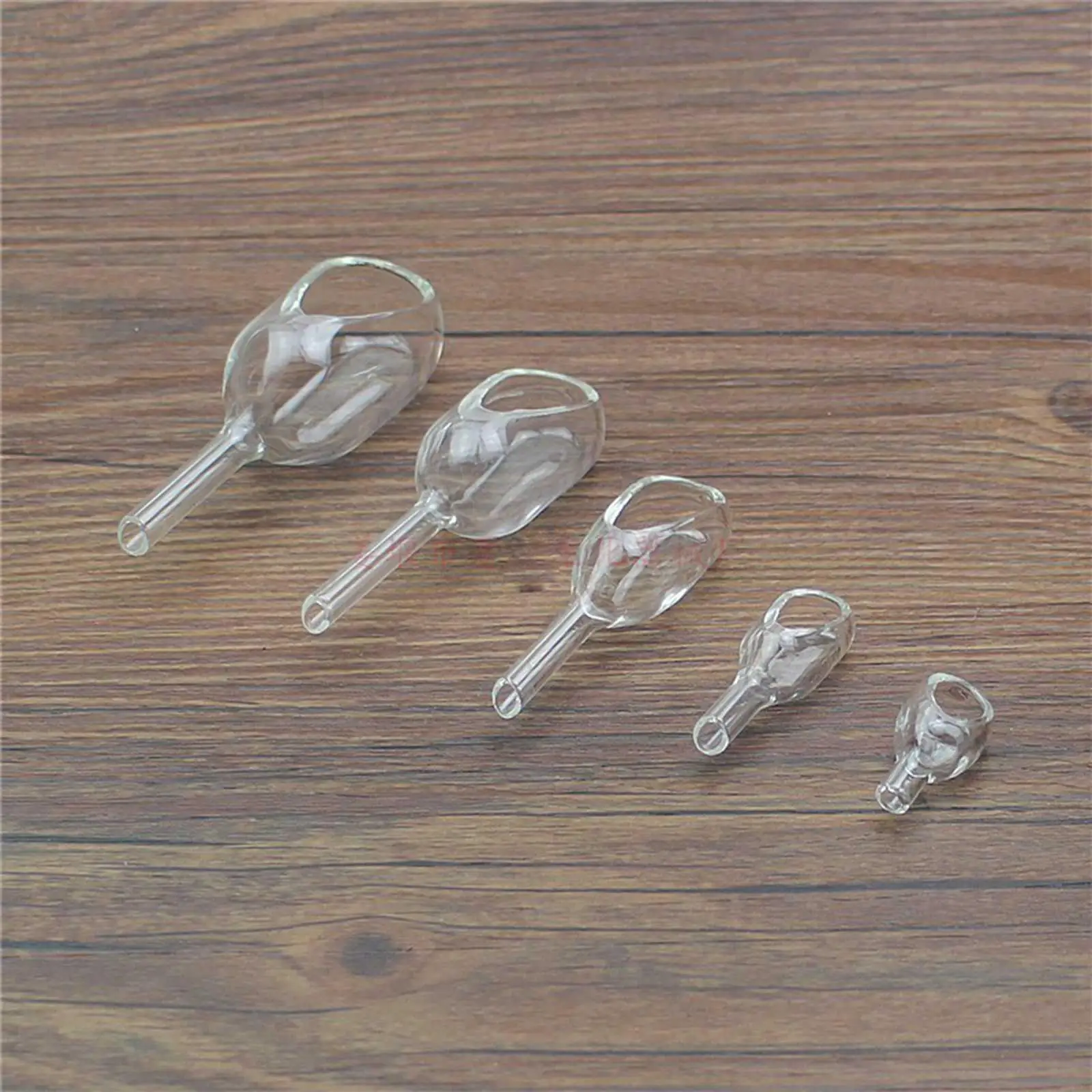 Fit Tube 6x4mm Belly OD 15/20/25/30mm Glass Weighing Boat Bottle Laboratory