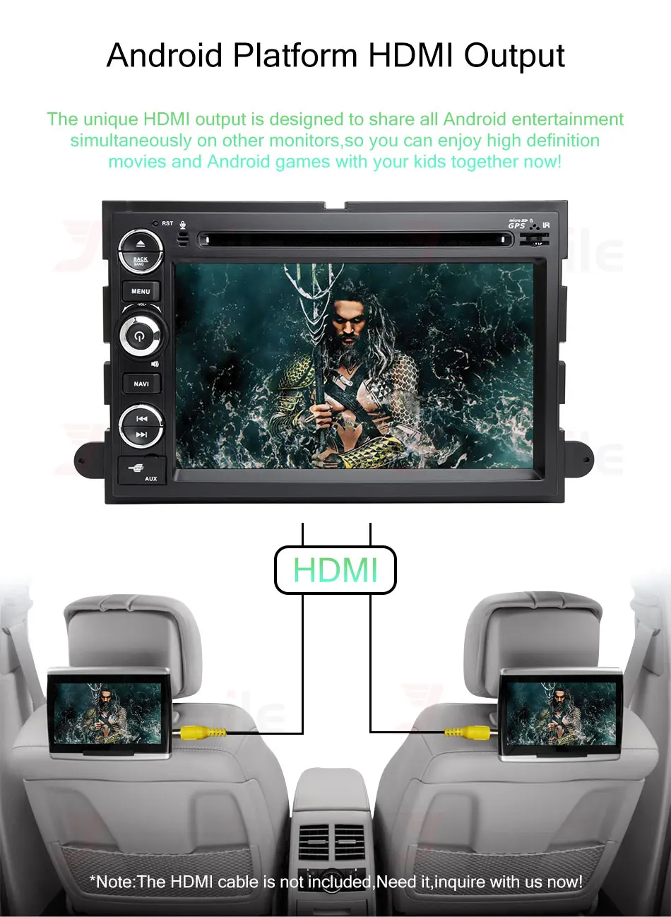 Flash Deal Android 8.1 Quad Core Car DVD Player For Ford F150 F350 F450 F550 F250 Mustang/Explorer/Kuga/Edge GPS 2 din Radio DAB Wifi FM 11