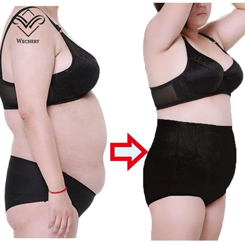 

Wechery New Butt Lifter Women's Binder and Shapers Slimming High Waist Plus Size Shapewear Abdomen Control Panties M-5XL