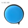blue Round 8.3x3.5cm