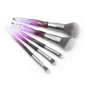 

5 Pcs Makeup Brushes Set Professional Soft Foundation Makeup Brushes Blending Powder Eyeliner Beauty Tool Cosmetic Kit With Bag
