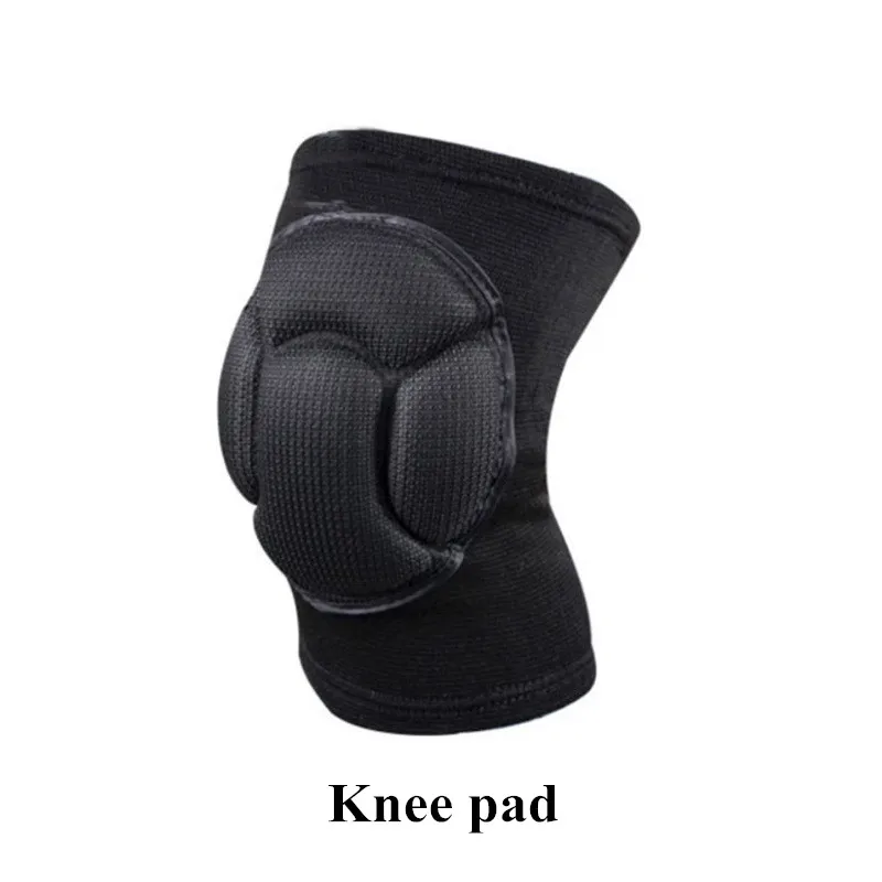 

1 PC Soccer Sponge Knee Pad Black Football Knee Support Protector Sports Kneepad Fitness Goalkeeper Volleyball Knee Pad L133