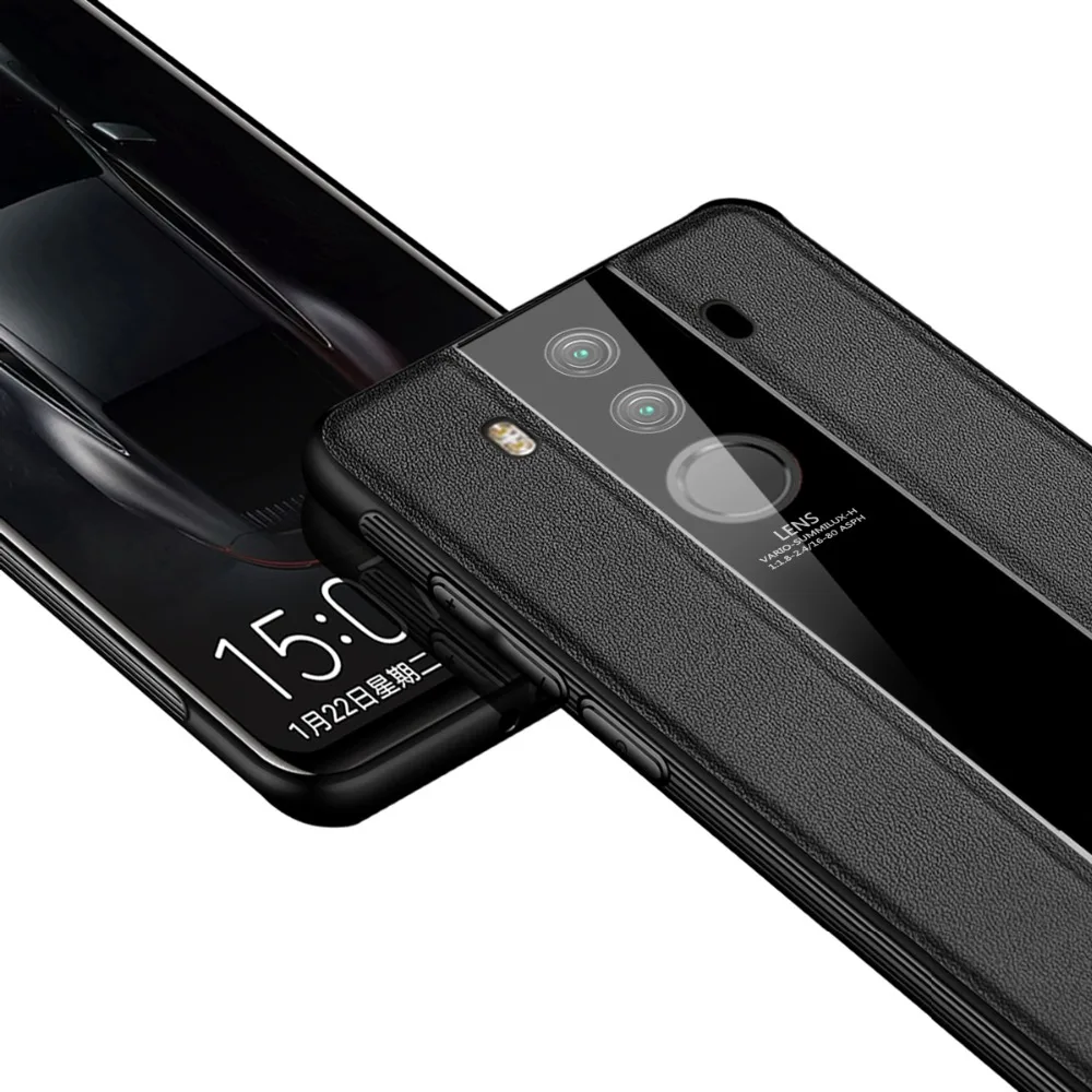 Hunreone для Huawei Mate 10 Pro Роскошный чехол телефона из натуральной кожи с дизайном