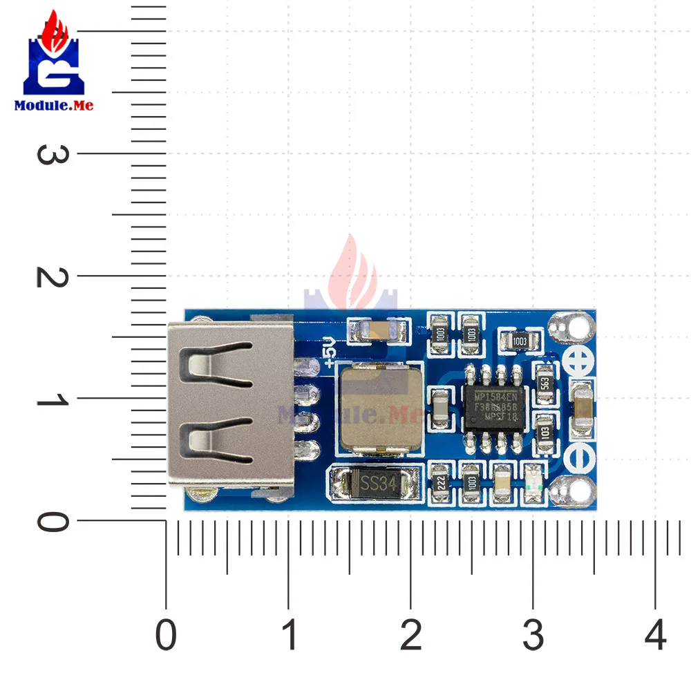 DC 9 в 12 В 24 В до 5 В 3A USB питание понижающий регулятор напряжения плата модуль конвертер телефон зарядное устройство доска автомобиля