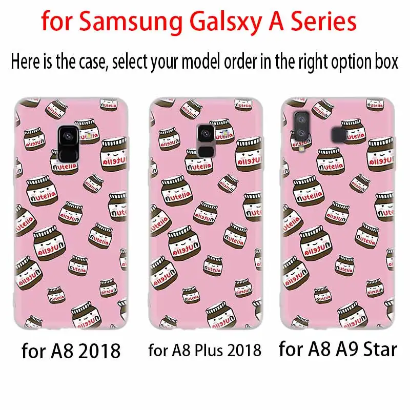 Силиконовый чехол для Samsung Galaxy A6 A8 A9 A7 A5 A3 Plus 2018 2017 2016 2015 A71 Star Funny Chills tulles Chocolate