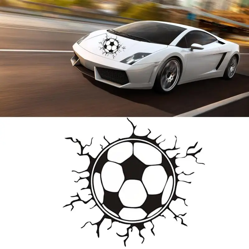 Wall Car Auto Body Window Sticker Creative Soccer Football Styling Decal