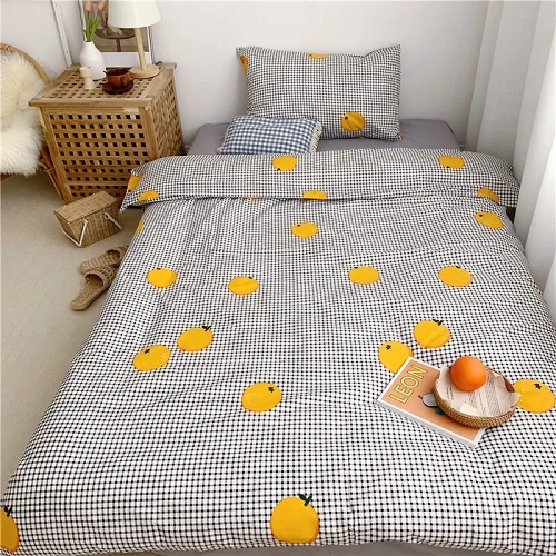 Multi color bedding Queen Twin size Duvet Cover 100%Cotton Bedding Set for Kids Youth Ultra soft bedsheets linen fitted sheet - Цвет: bedding set 5