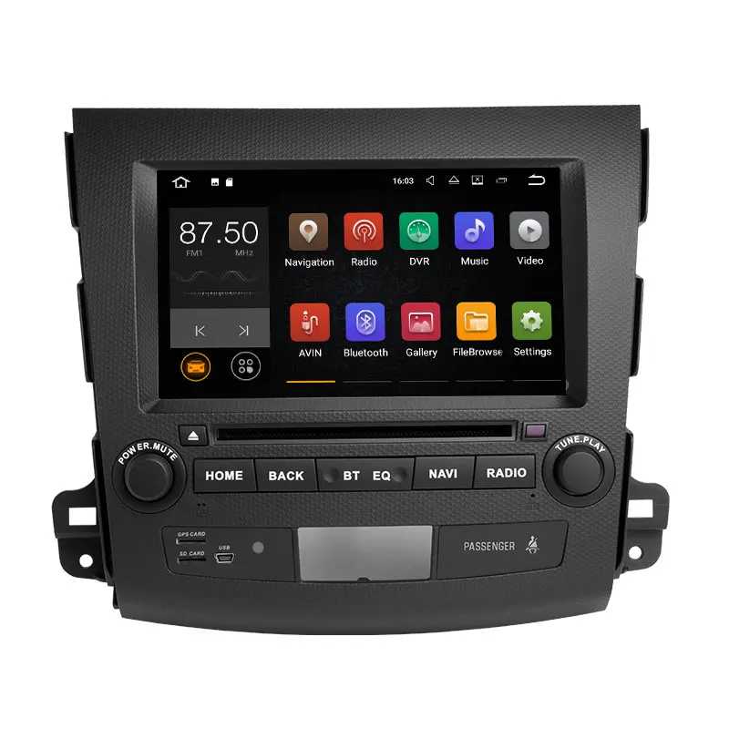Flash Deal Xonrich Android 8.1 Car DVD GPS Player Navi For Mitsubishi Outlander 2007-2011 2G+16 Quad Core AutoRadio Multimedia Stereo Wifi 1