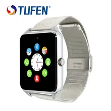 Bluetooth Metal Smart Watch GT08 Android Waterproof SmartWatch Phone SIM Card Camera MP3 Fitness smart watches batter than DZ09
