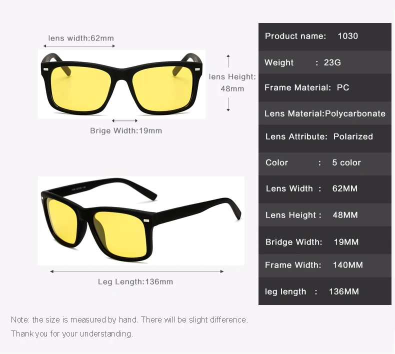 Longkeader, хит, мужские поляризованные солнцезащитные очки, желтые линзы, очки для ночного вождения, очки, антибликовые, поляризатор, очки