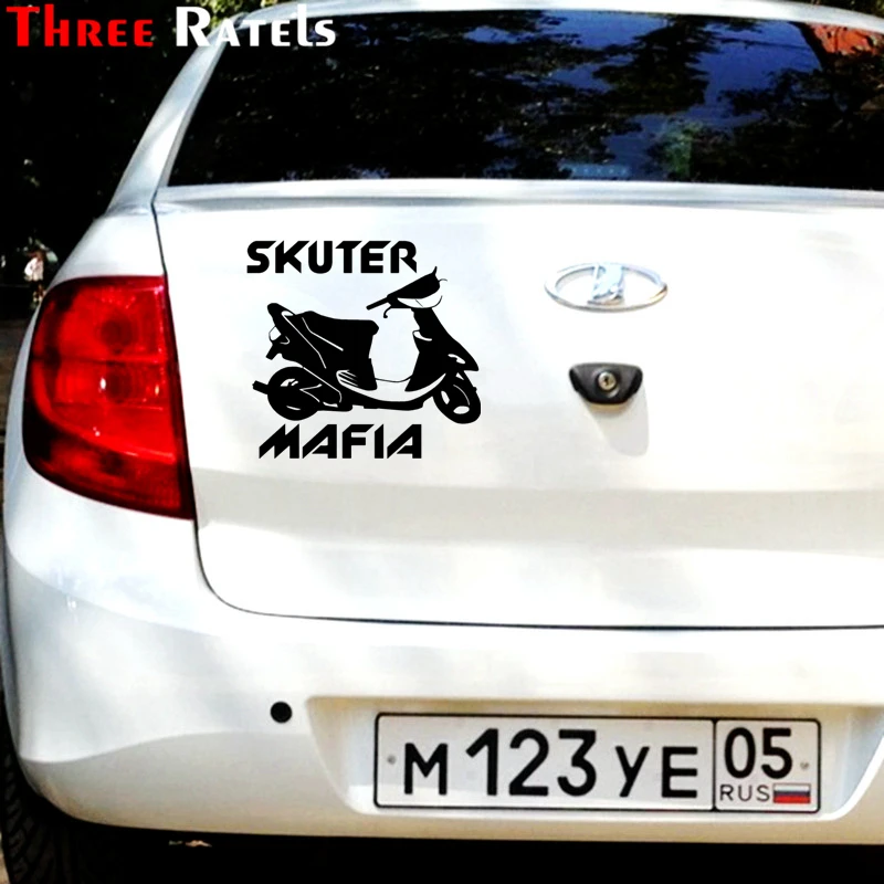 Three Ratels TZ 905# 15*18см 1 5 шт виниловые светоотражающие наклейки на авто Мотоциклист за