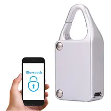Smart Bluetooth Lock Waterproof Keyless Remote Control Locker Outdoor Anti Theft PadLock for Intelligent Phone Android/IOS APP