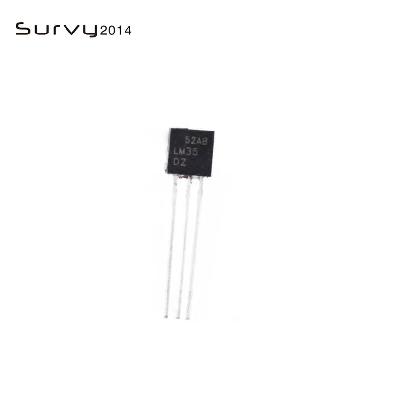 

5pcs LM35DZ TO92 LM35 TO-92 LM35D Precision Centigrade Temperature Sensors