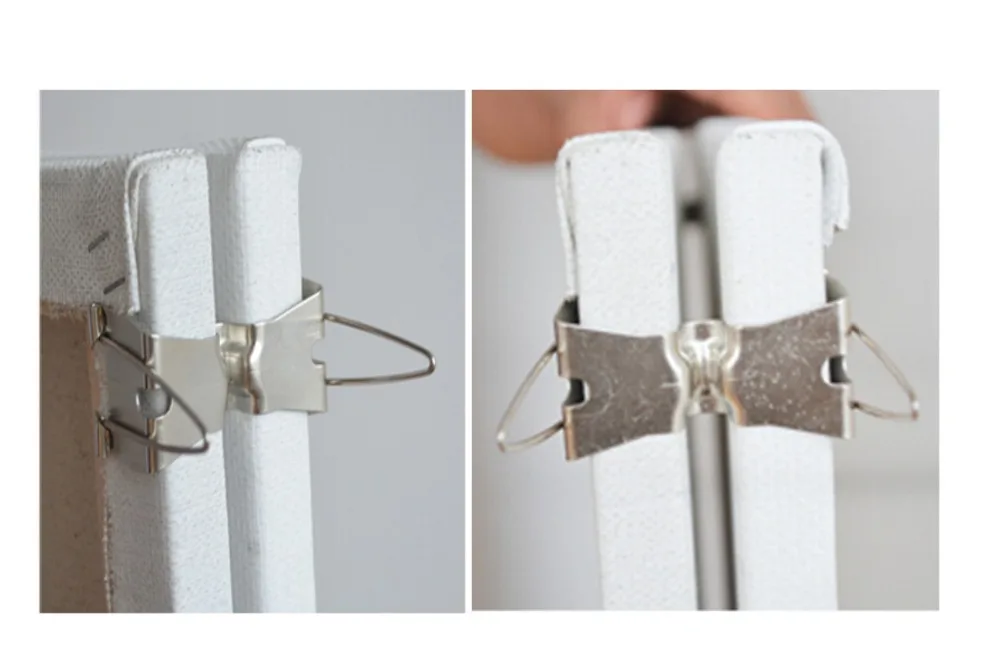 

4 PCS WET CANVAS CLIPS Hold 2 canvas face to face For Oil painting frame