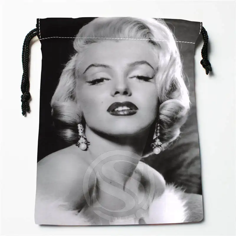 Fl Q157 New Marilyn Monroe 1 Custom Printed receive bag Bag Compression Type drawstring bags size