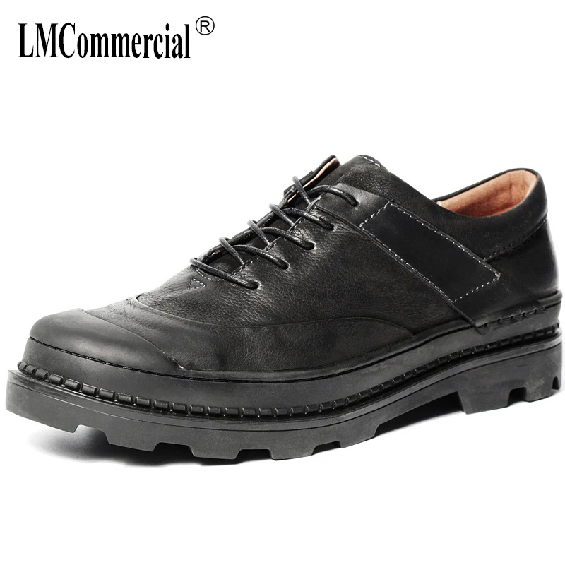 

men's Martin shoes spring and autumn summer all-match cowhide Genuine Leather breathable sneaker fashion boots men casual shoes