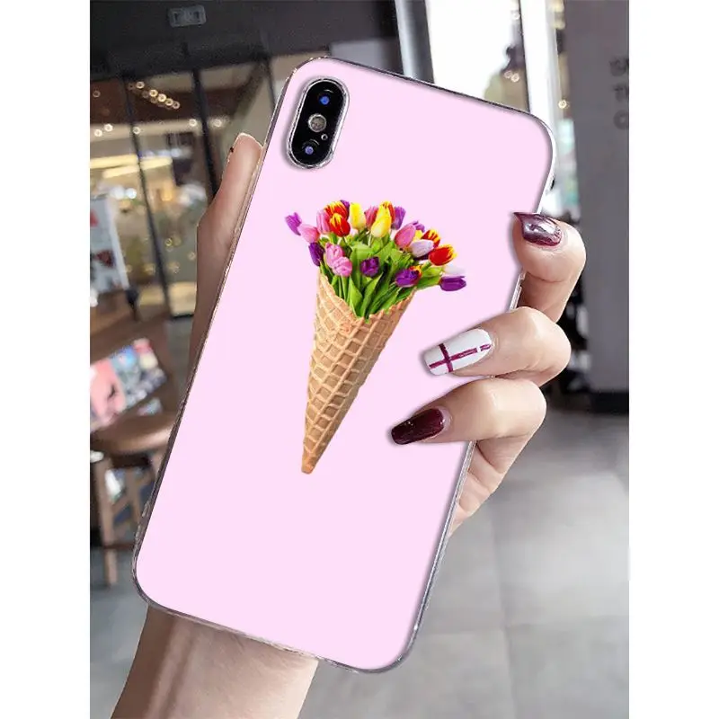 candy colors ice cream flowers