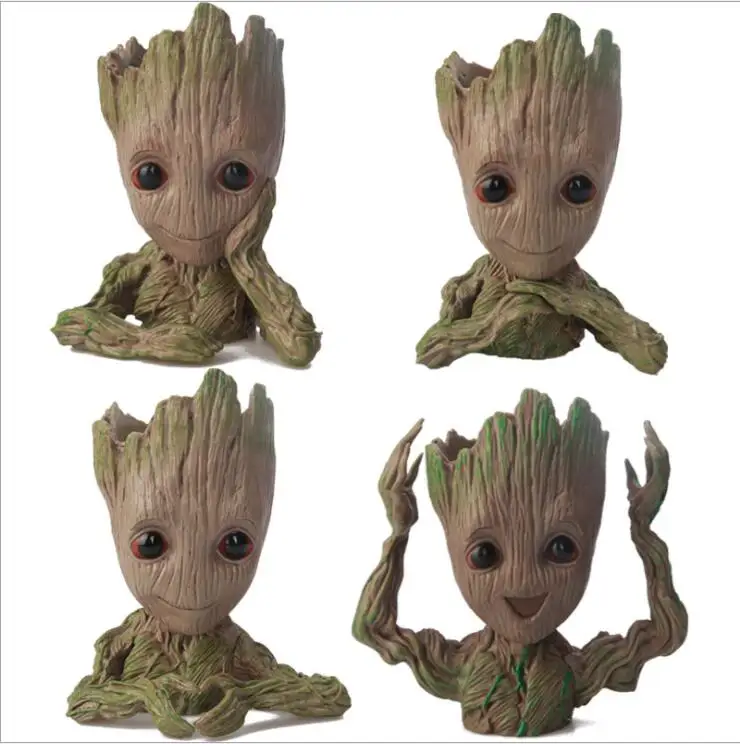 Детский горшок для растений Bloempot Leuke Speelgoed Pen Pannenlap ПВХ Hero Model Baby Boom Man Tuin pot Groot