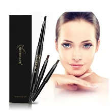 Брендовый макияж бровей автоматический профессиональный водонепроницаемый Карандаш Макияж 4 стиля Краска Карандаш для бровей Косметика бровей инструменты для рисования стрелок+ 2 пополнения