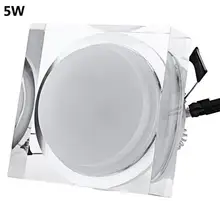 3 Вт 5 Вт квадратный поверхностный монтаж светодиодный потолочный светильник s Алюминий высокая яркость внутренний белый светильник направляющая пластина Светодиодный точечный светильник