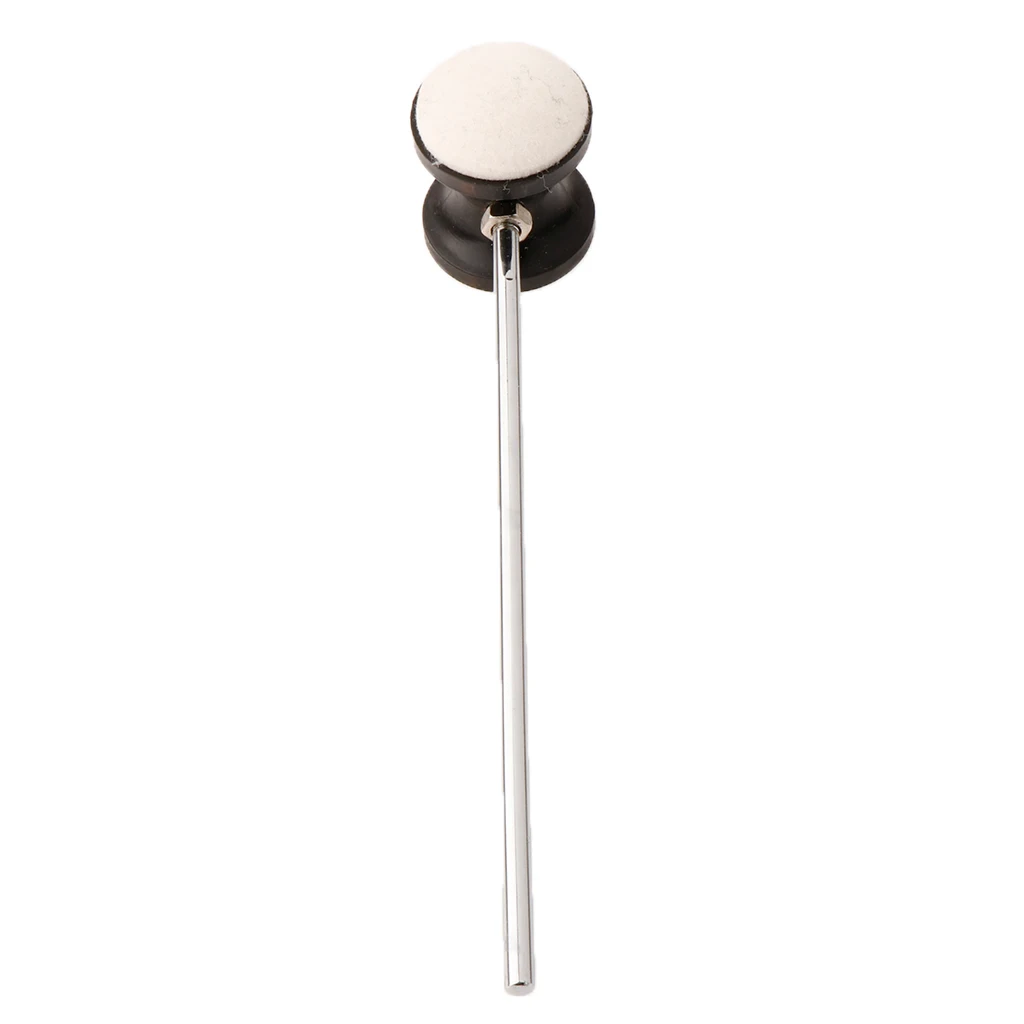 Bass Drum Hammer Kick Drum Foot Pedal Beater Mallet with Felt Head for Drum Set Kit Percussion Parts