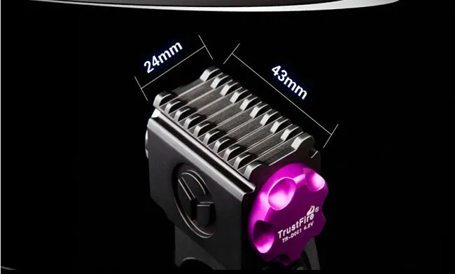 trustfire tr-d001 bike light 4.2V  (2)