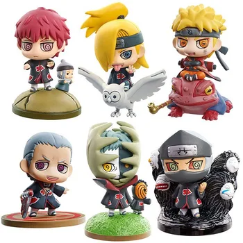 

6pcs/set Anime Naruto Shippuden 6cm Action Figure Model Toys