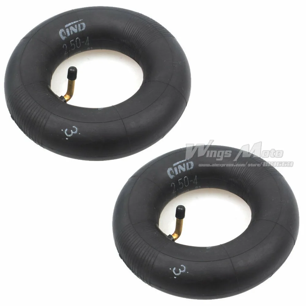 

Inner Tube 2.80/2.50-4 280/250-4 2.80-4 2.50-4 280-4 250-4 metal valve 2 pack of INS