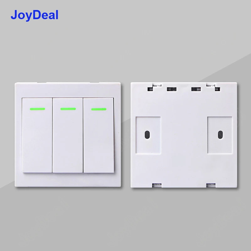 86 wall panel 3CH wireless rf remote control switch led light lamp switches