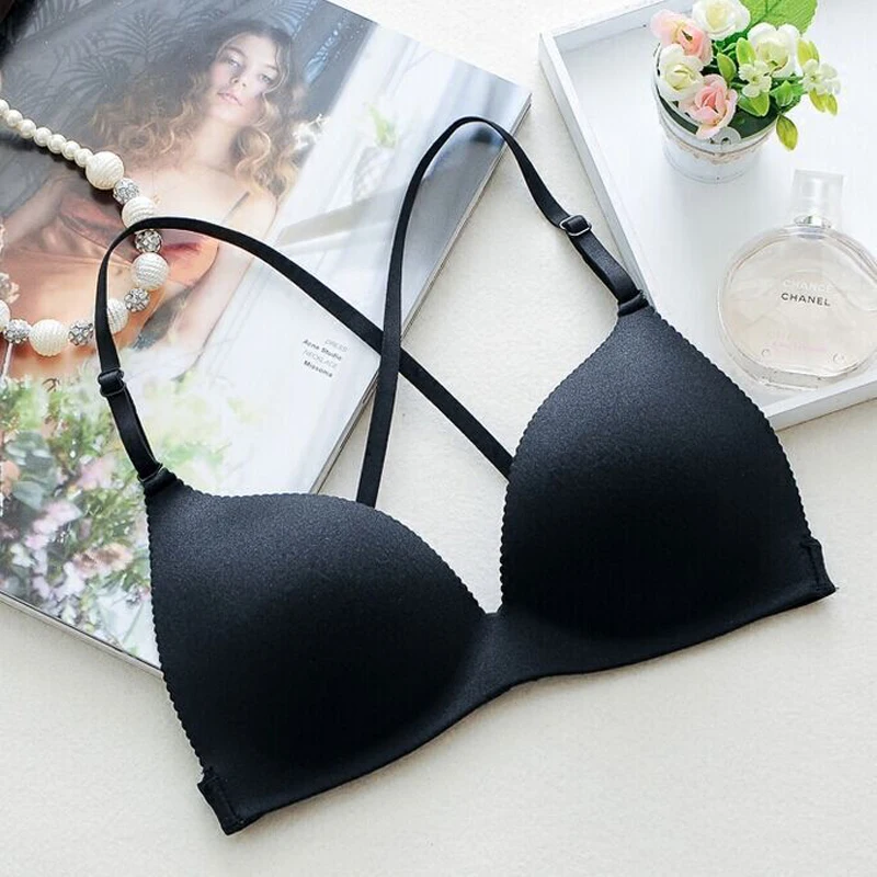 

New Arrival Everyday Women Bra Gather Adjustable Seamless Bra Underwear Push Up Bra Support Intimates Lingerie Soutien Gorge