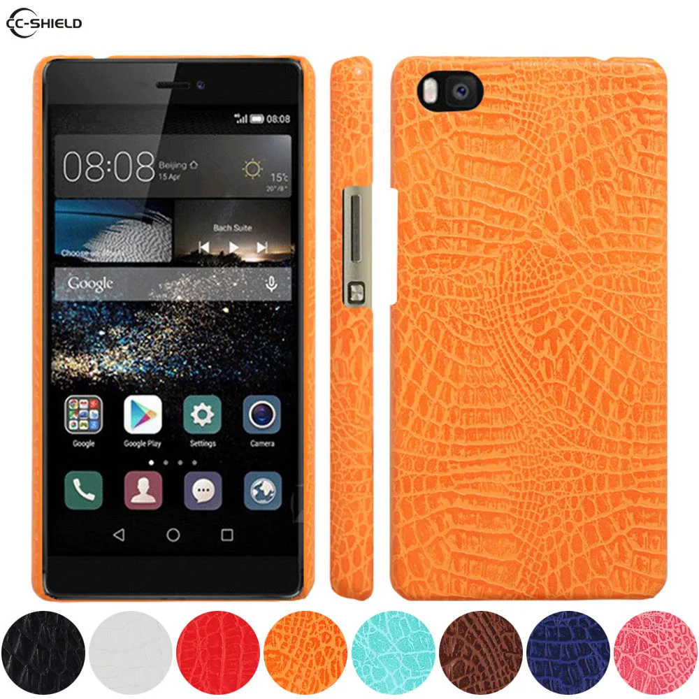 Funda de cuero para Huawei P8 Lite ALE L21 ALE L23 ALE L02 P 8 lite carcasa parachoques de teléfono Huawei P8Lite ALE L21 L23 de la PC| Fundas para