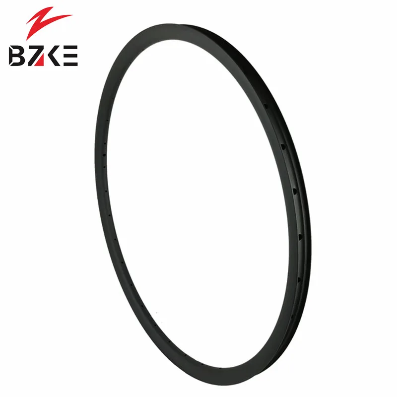 Sale BZKE Only 300g 29er carbon mtb bicycle rim asymmetric carbon fiber mountain bike rim 28 32 holes carbon rim 29 super light hoops 1