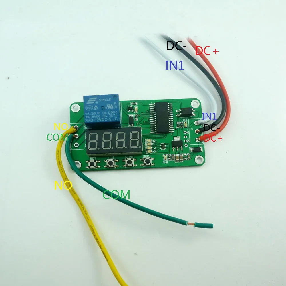 

DC 12V Delay Relay Cycle Timer switch Module for Smart Home LED Solar Charger Motor camera PTZ Intelligent Lighting