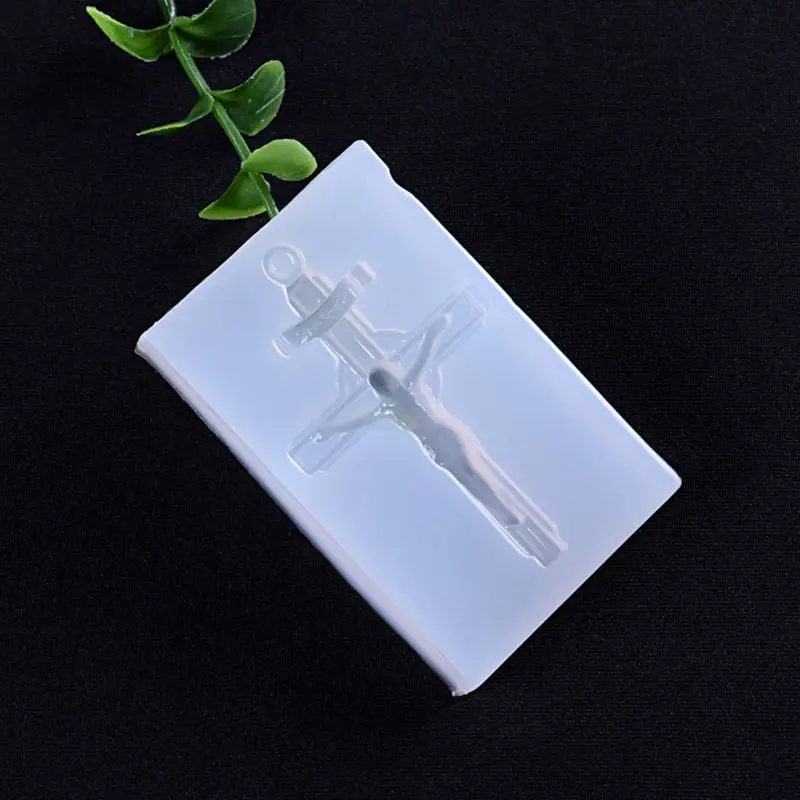Силиконовая форма изысканный винтажный крест Jesus зеркало DIY Инструменты для