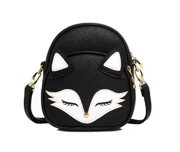 

by dhl or ems 100pcs New 2017 Cute Cat Shoulder Bags Fox Face Women Baby Girl Mini Bags For Women Cross Body lolita bag