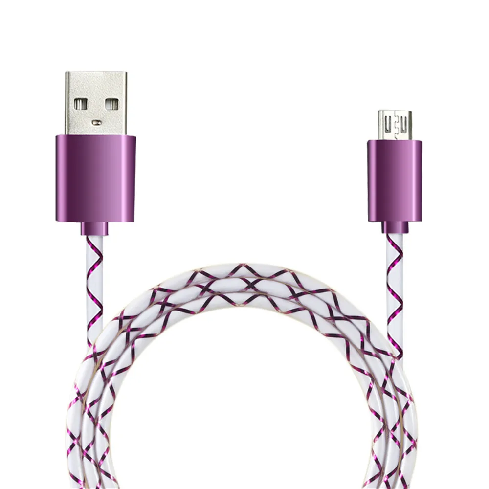 

Micro USB Cabo do Carregador de Dados 2A 1 m Carregamento Rpido Com DIODO EMISSOR de Luz Micro USB Cabo do Carregador Cabo z9