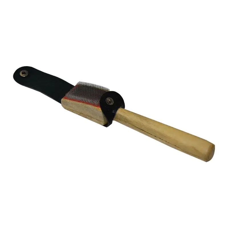 

Ballet Dance Shoe Wire Brush PU Protector Cover Wood Handle Ballroom Suede Soles Latin Salsa Dance Shoe Cleaning Brush