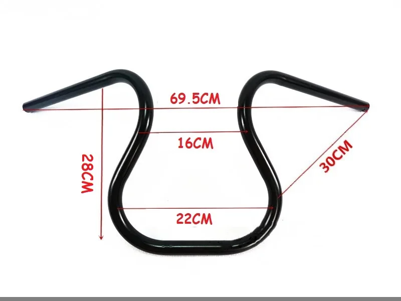 22MM 25MM Universal Vintage Motorcycle Handlebar