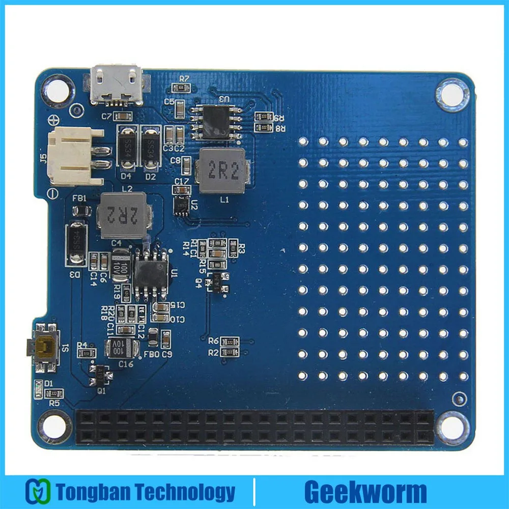 Raspberry Pi UPS HAT Expension Board | адаптер питания/литий-ионный аккумулятор источник питания модуль питания для Raspberry pi 3 B - Комплект: Комплект 1