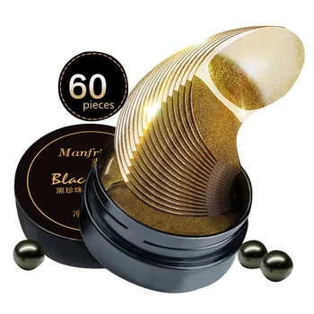 

Korea Black Pearl Collagen Eye Mask Anti Wrinkle Sleeping Eye Patch Dark Circles Eye Bags Remover Gold Gel Mask Skin Care LL2