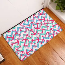 HomeMiYN 2019 для ванной коврики якорь волна ванная комната Нескользящие фланелевые печати дома кухня пол украшения Pad Новы