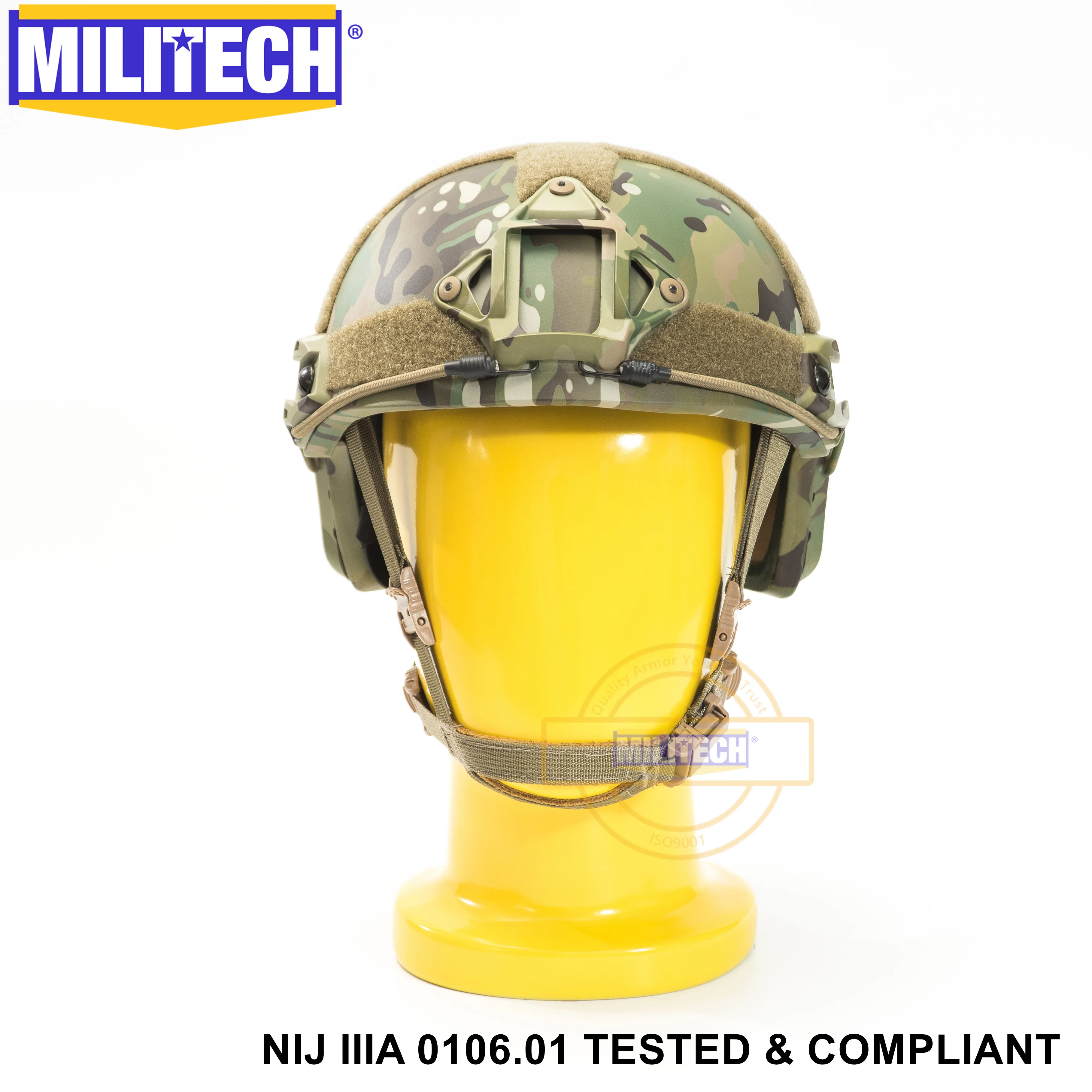 Militech Multicam OCC лайнер NIJ 3A IIIA Быстрый пуленепробиваемый шлем и козырек Набор сделок
