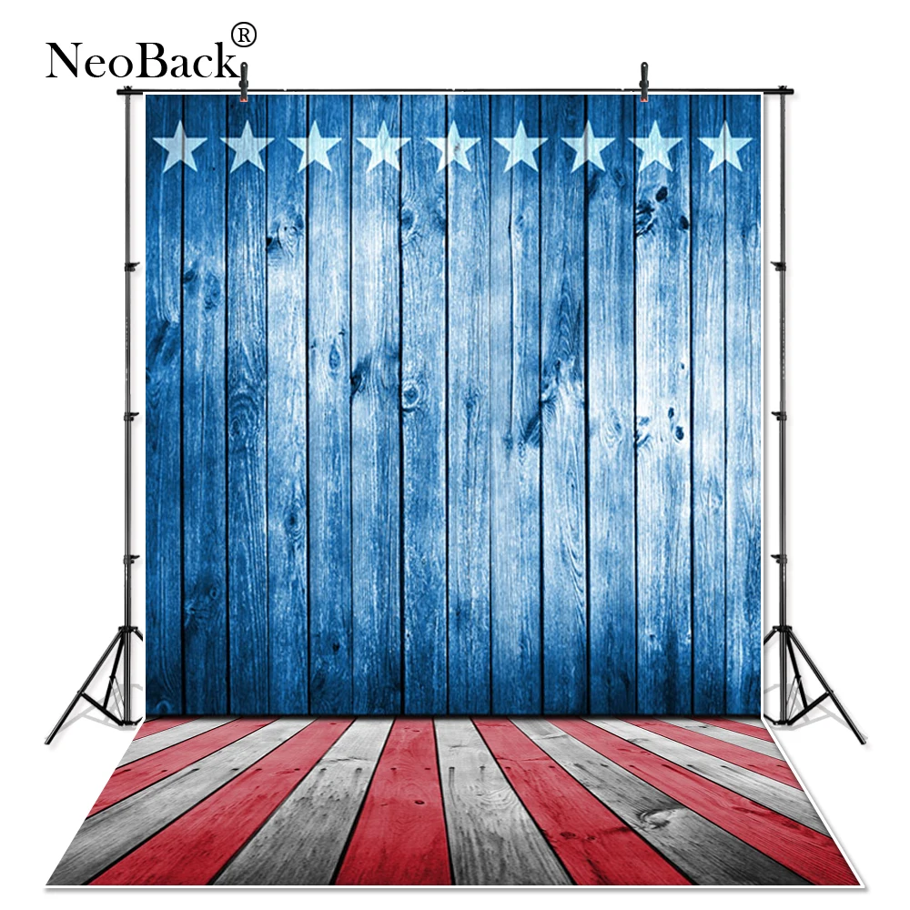 NeoBack виниловый Национальный день США Флаг Фото фоны студия печатные независимый