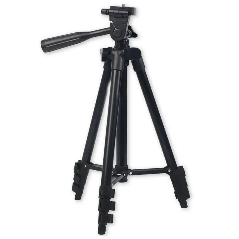 DSLR камера штатив Стенд фотография фото видео алюминиевая камера штатив Стенд камера штатив для телефона/Gopro с сумкой - Цвет: Black